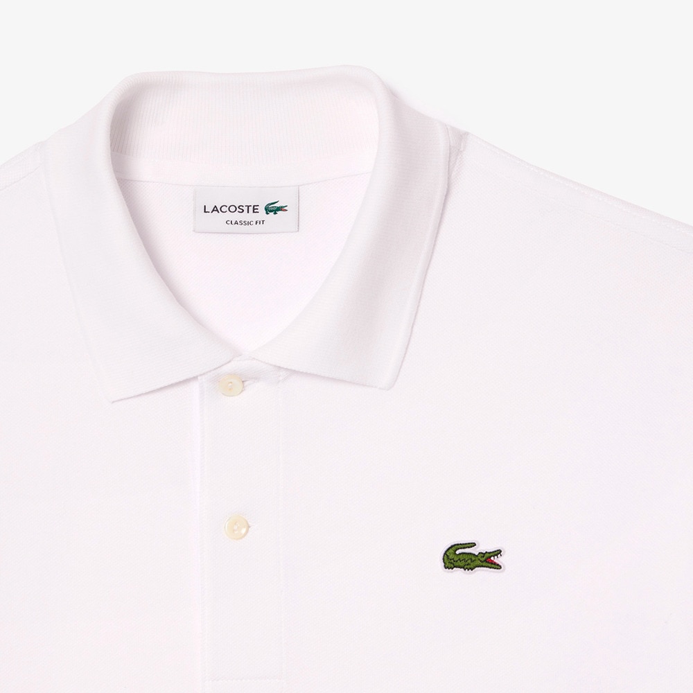 ラコステ（LACOSTE）（メンズ）オーバーサイズネームプリントポロシャツ PH7419-99 001