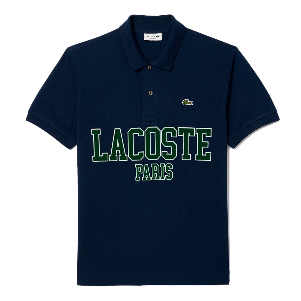 ラコステ（LACOSTE）（メンズ）オーバーサイズネームプリントポロシャツ PH7419-99 166