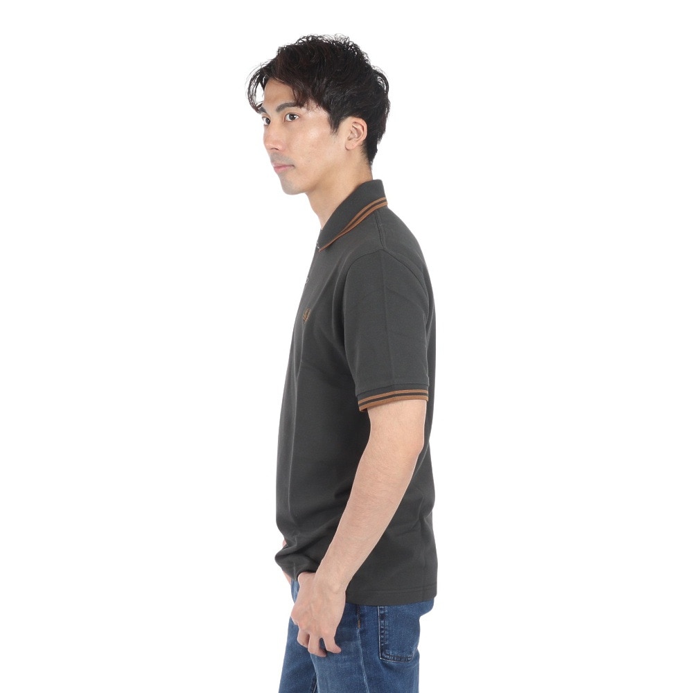 フレッドペリー（FRED PERRY）（メンズ）半袖ポロシャツ TWIN