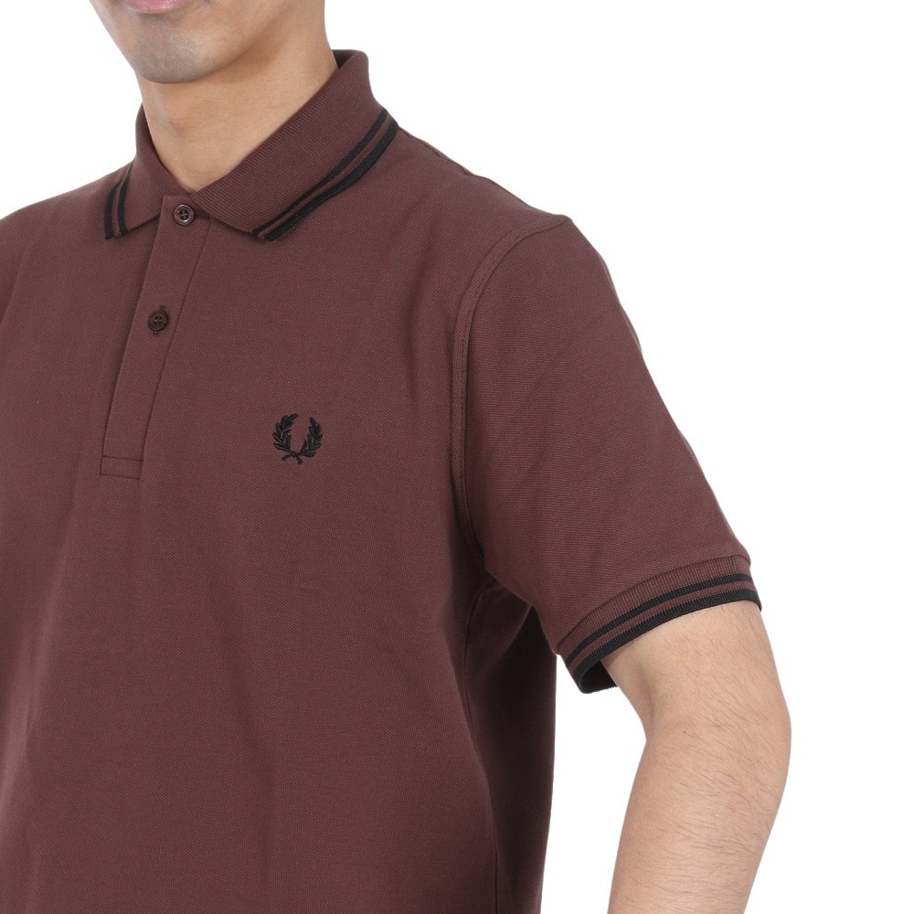 フレッドペリー（FRED PERRY）（メンズ）半袖ポロシャツ TWIN