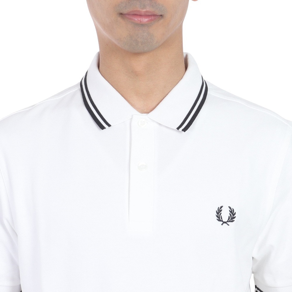 フレッドペリー（FRED PERRY）（メンズ）半袖ポロシャツ TWIN TIPPED フレッドペリーシャツ M3600-200 24SS