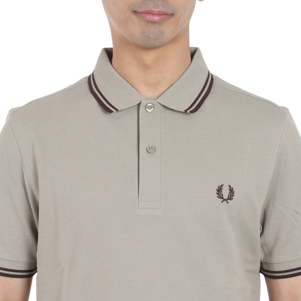 フレッドペリー（FRED PERRY）（メンズ）半袖ポロシャツ TWIN TIPPED フレッドペリーシャツ M3600-U84 24SS