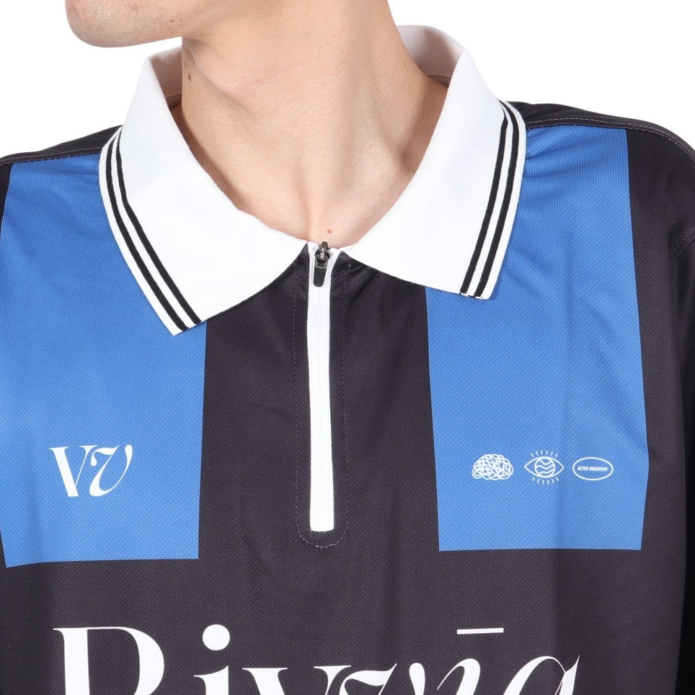 リヴィアプロジェクツ（Rivvia Projectu）（メンズ）TEAM VV 長袖 ポロシャツ RKN-24413-BK/BL