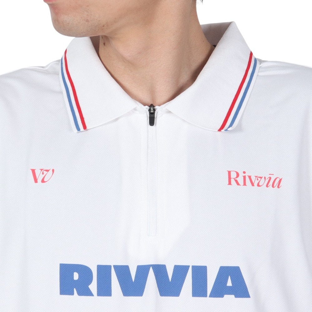 リヴィアプロジェクツ（Rivvia Projectu）（メンズ）PURSUIT RPL 長袖ポロシャツ RKN-24423-WHT