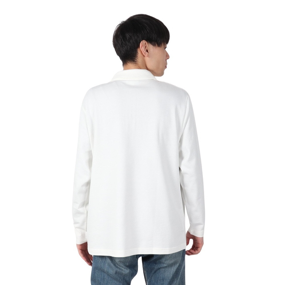 ラコステ（LACOSTE）（メンズ）裏パイルジップ 長袖 ポロシャツ DH9347-9970V