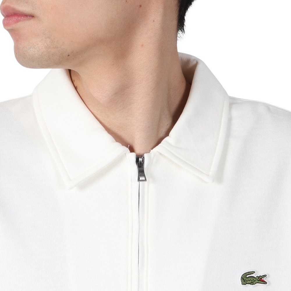 ラコステ（LACOSTE）（メンズ）裏パイルジップ 長袖 ポロシャツ DH9347-9970V