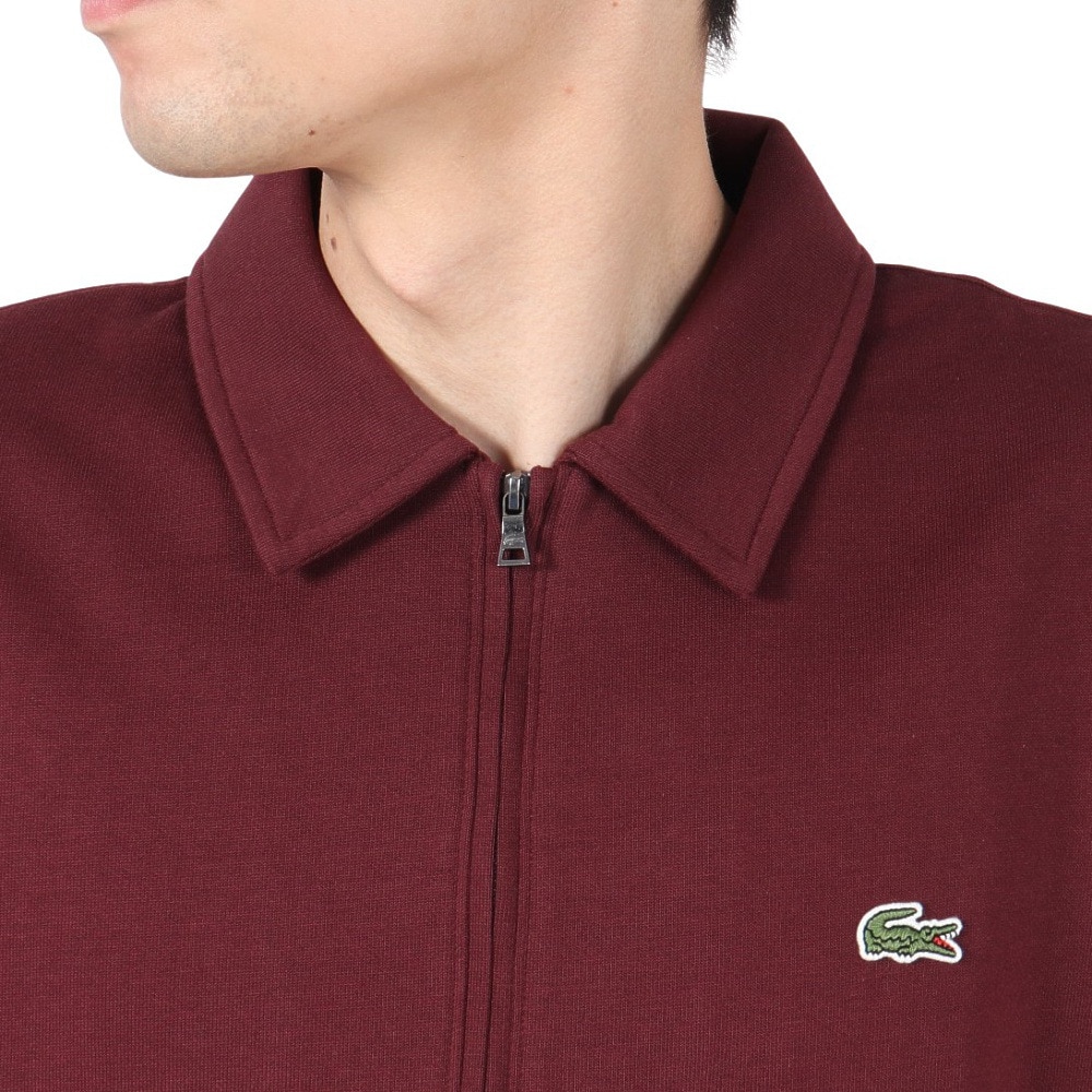 ラコステ（LACOSTE）（メンズ）裏パイルジップ 長袖 ポロシャツ DH9347-99BZD