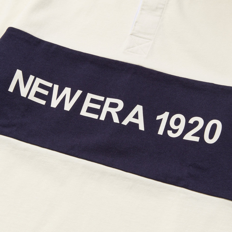 ニューエラ（NEW ERA）（メンズ、レディース）半袖 オーバーサイズド ラグビーシャツ NEW ERA 1920 14410040