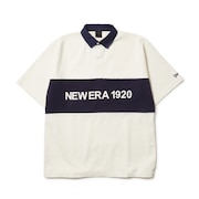 (メンズ、レディース)半袖 オーバーサイズド ラグビーシャツ NEW ERA 1920 14410040