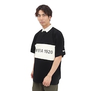 (メンズ、レディース)半袖 オーバーサイズド ラグビーシャツ NEW ERA 1920 14410041