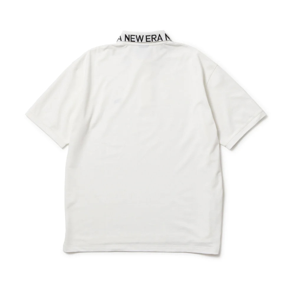 ニューエラ（NEW ERA）（メンズ、レディース）半袖 オーバーサイズド ポロシャツ Collar Logo 14410044