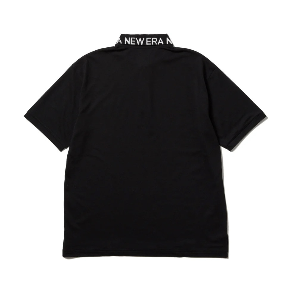 ニューエラ（NEW ERA）（メンズ、レディース）半袖 オーバーサイズド ポロシャツ Collar Logo 14410045