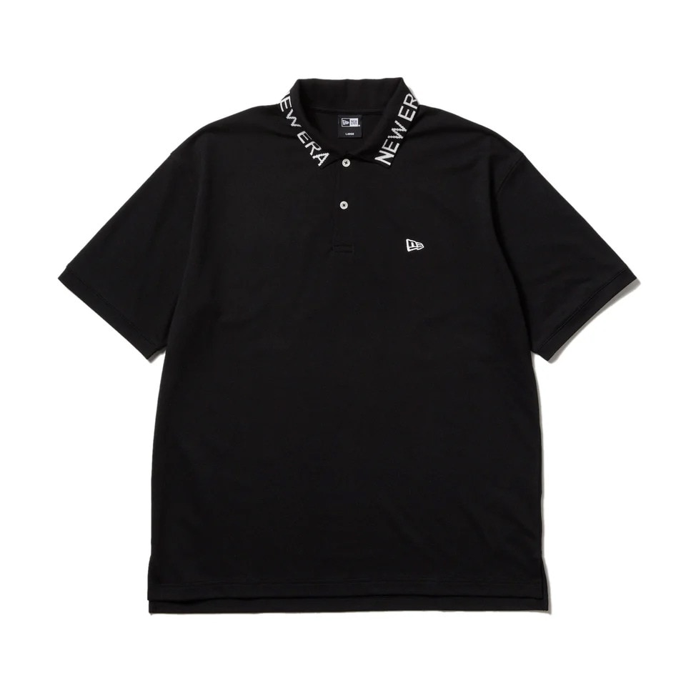 ニューエラ（NEW ERA）（メンズ、レディース）半袖 オーバーサイズド ポロシャツ Collar Logo 14410045
