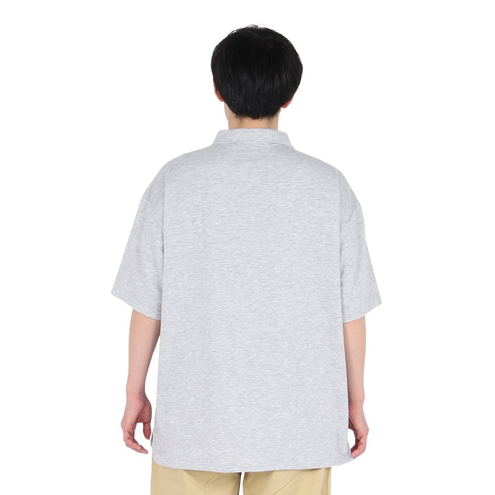 ラッセル（RUSSELL）（メンズ）ミニ裏毛ワイドポロシャツ RBM25S0015 MGRY