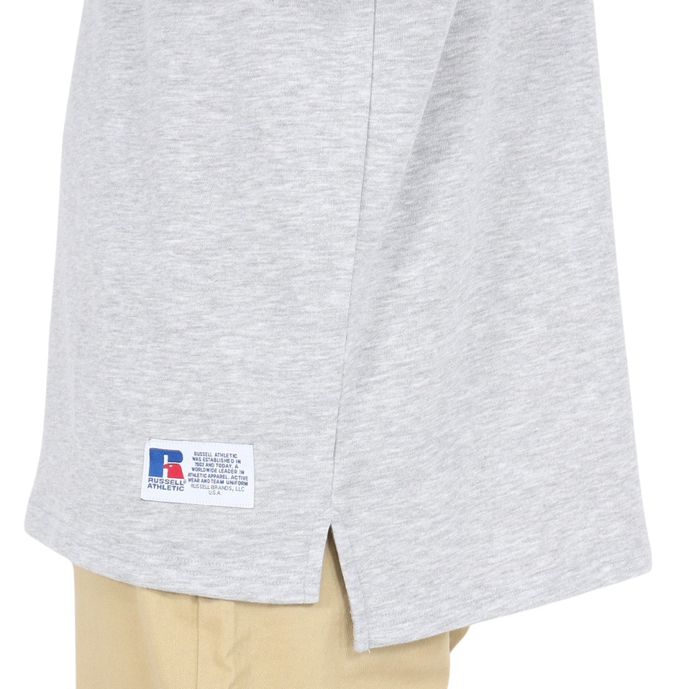 ラッセル（RUSSELL）（メンズ）ミニ裏毛ワイドポロシャツ RBM25S0015 MGRY