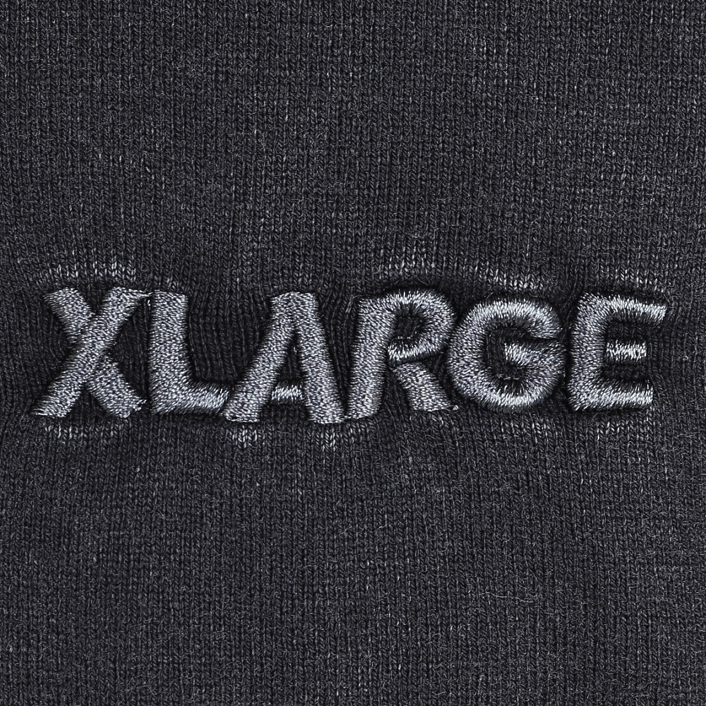 エクストララージ（XLARGE）（メンズ）CHEMICAL WASH SLANTED OG ポロシャツ 101252013001-BLACK