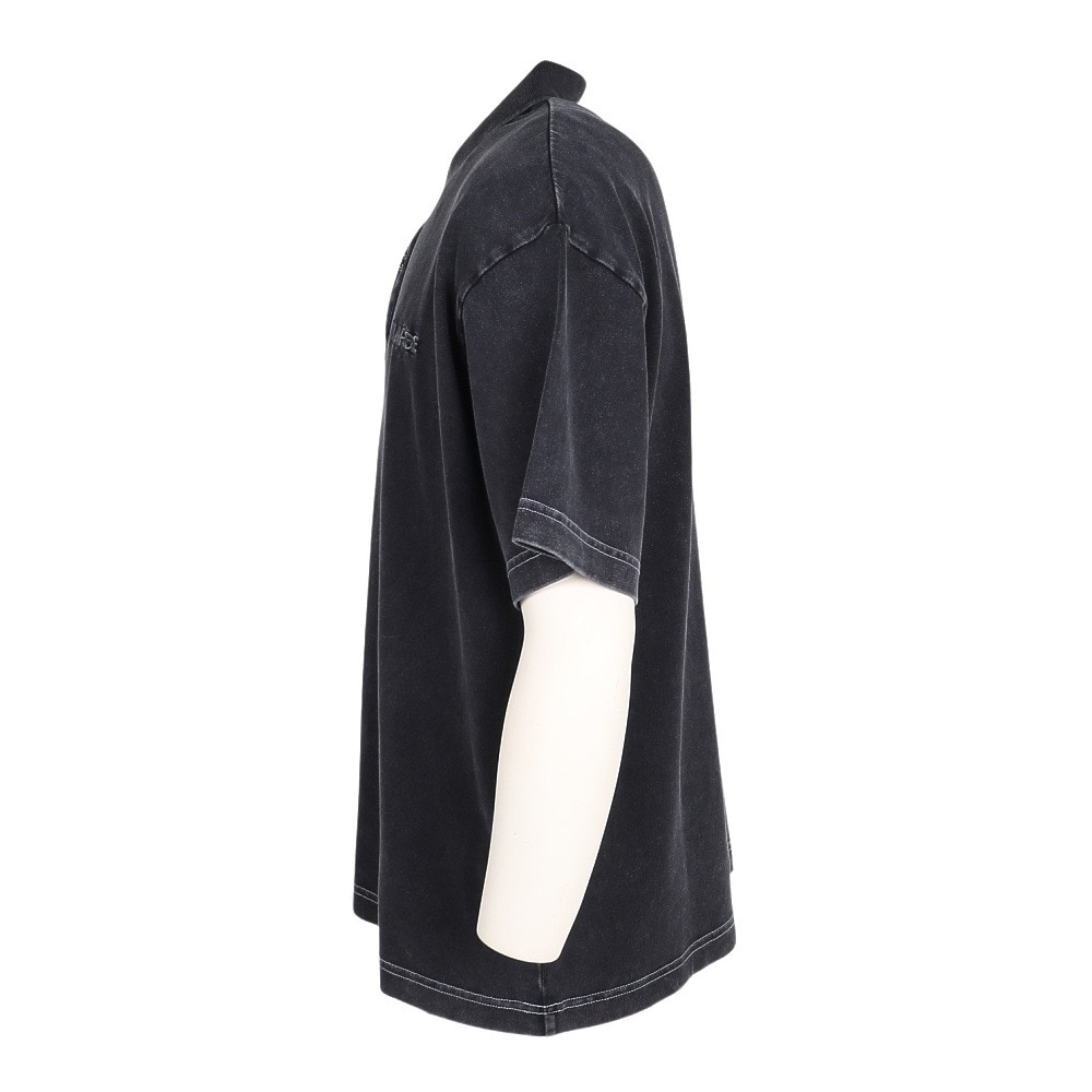エクストララージ（XLARGE）（メンズ）CHEMICAL WASH SLANTED OG ポロシャツ 101252013001-BLACK