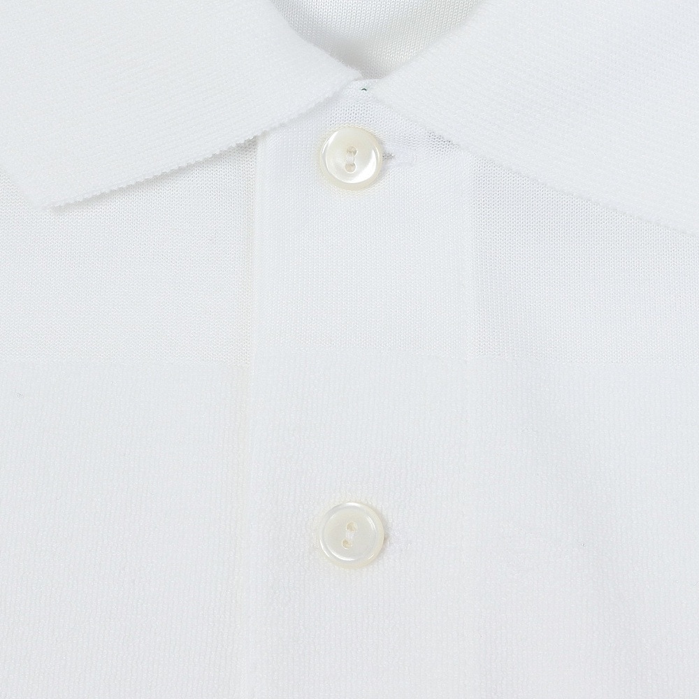 ラコステ（LACOSTE）（メンズ）パイル地切り替え同色ボーダーポロシャツ PH022J-99001