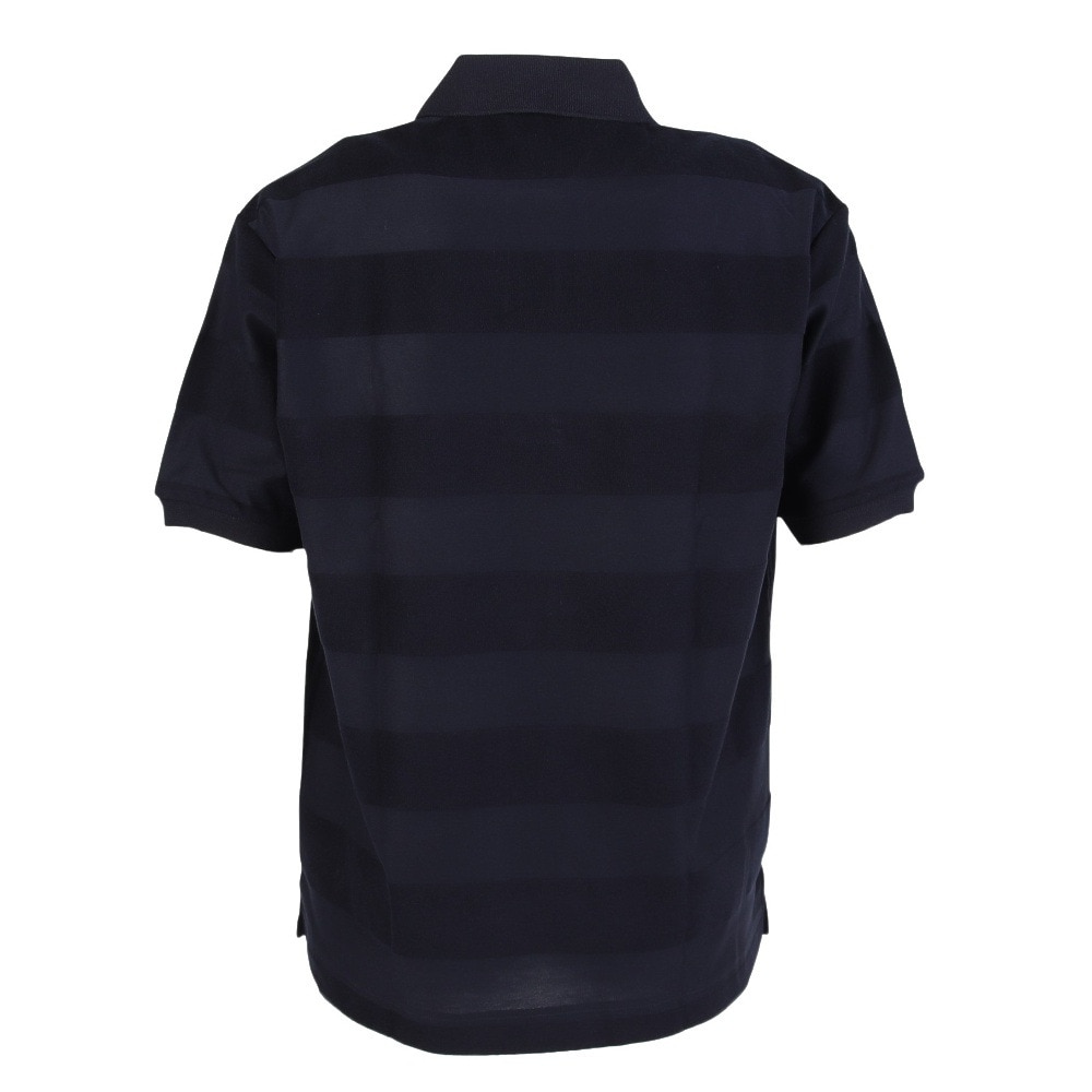 ラコステ（LACOSTE）（メンズ）パイル地切り替え同色ボーダーポロシャツ PH022J-99166