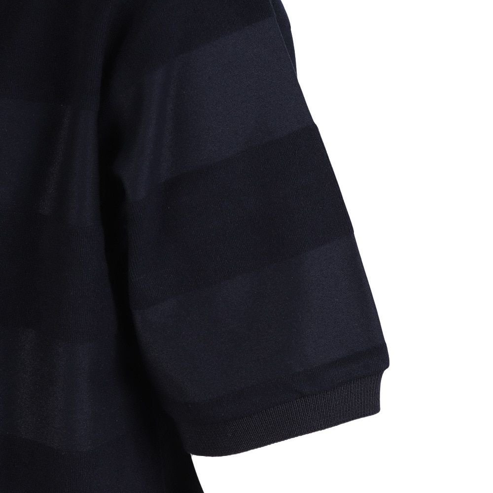 ラコステ（LACOSTE）（メンズ）パイル地切り替え同色ボーダーポロシャツ PH022J-99166