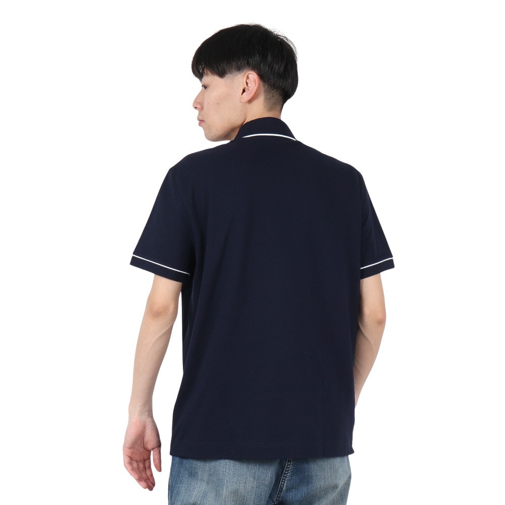 ラコステ（LACOSTE）（メンズ）配色パイピング比翼ポロシャツ PH0796-99166