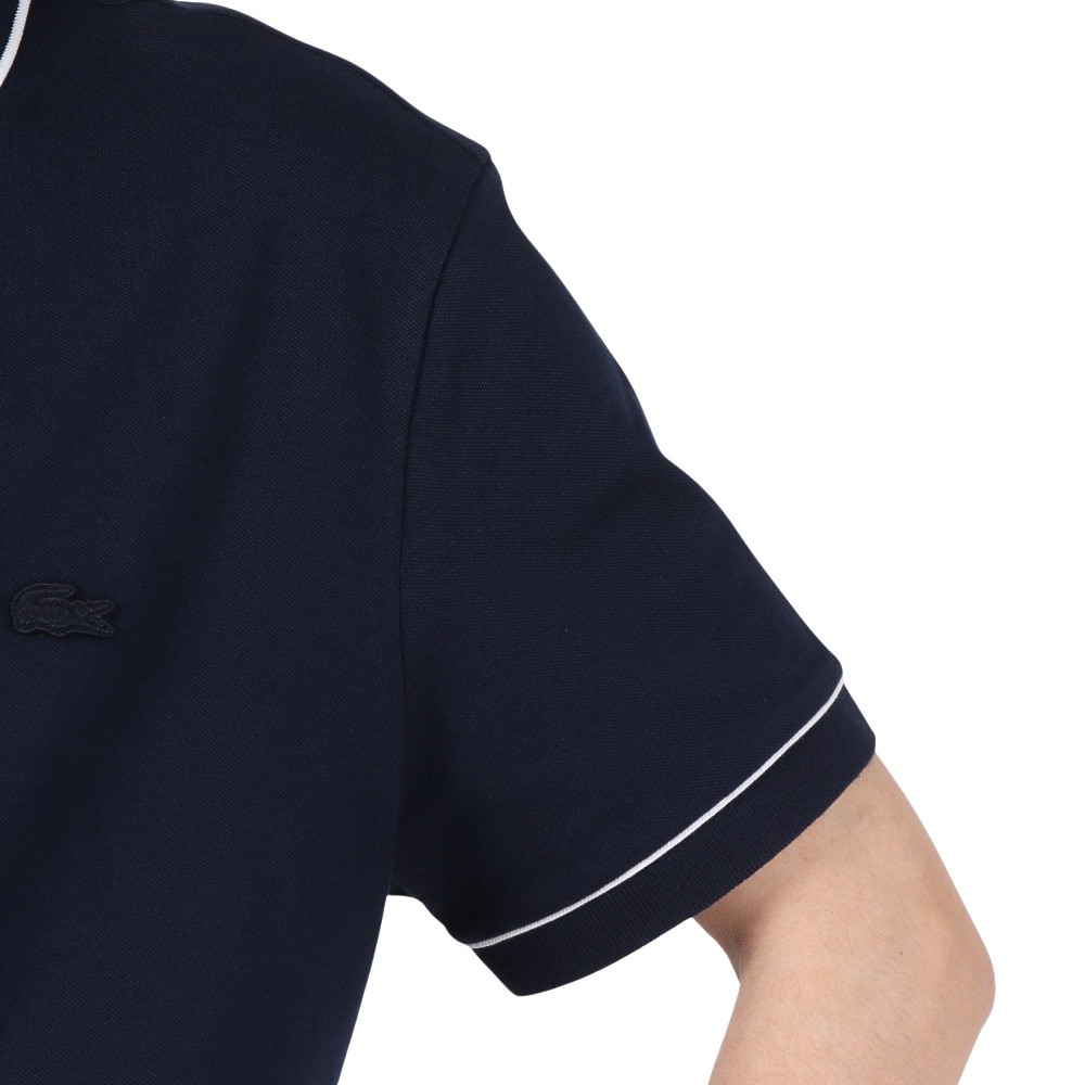 ラコステ（LACOSTE）（メンズ）配色パイピング比翼ポロシャツ PH0796-99166