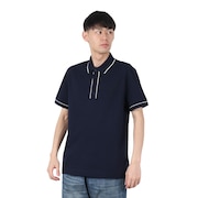 (メンズ)配色パイピング比翼ポロシャツ PH0796-99166