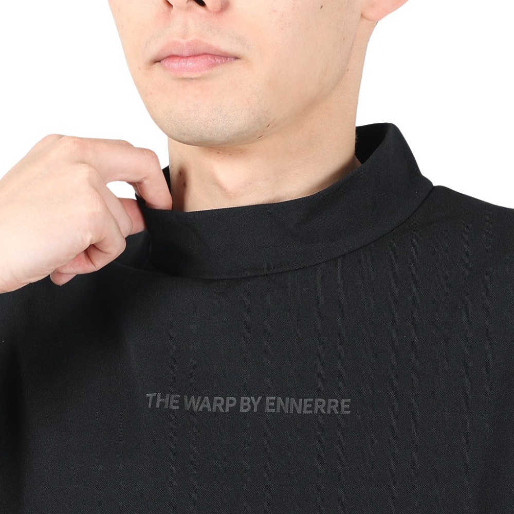 ザ・ワープ・バイ・エネーレ（The Warp By Ennerre）（メンズ）半袖 Tシャツ メンズ ハイネック MOCKNECK WB3PJA23 BLK