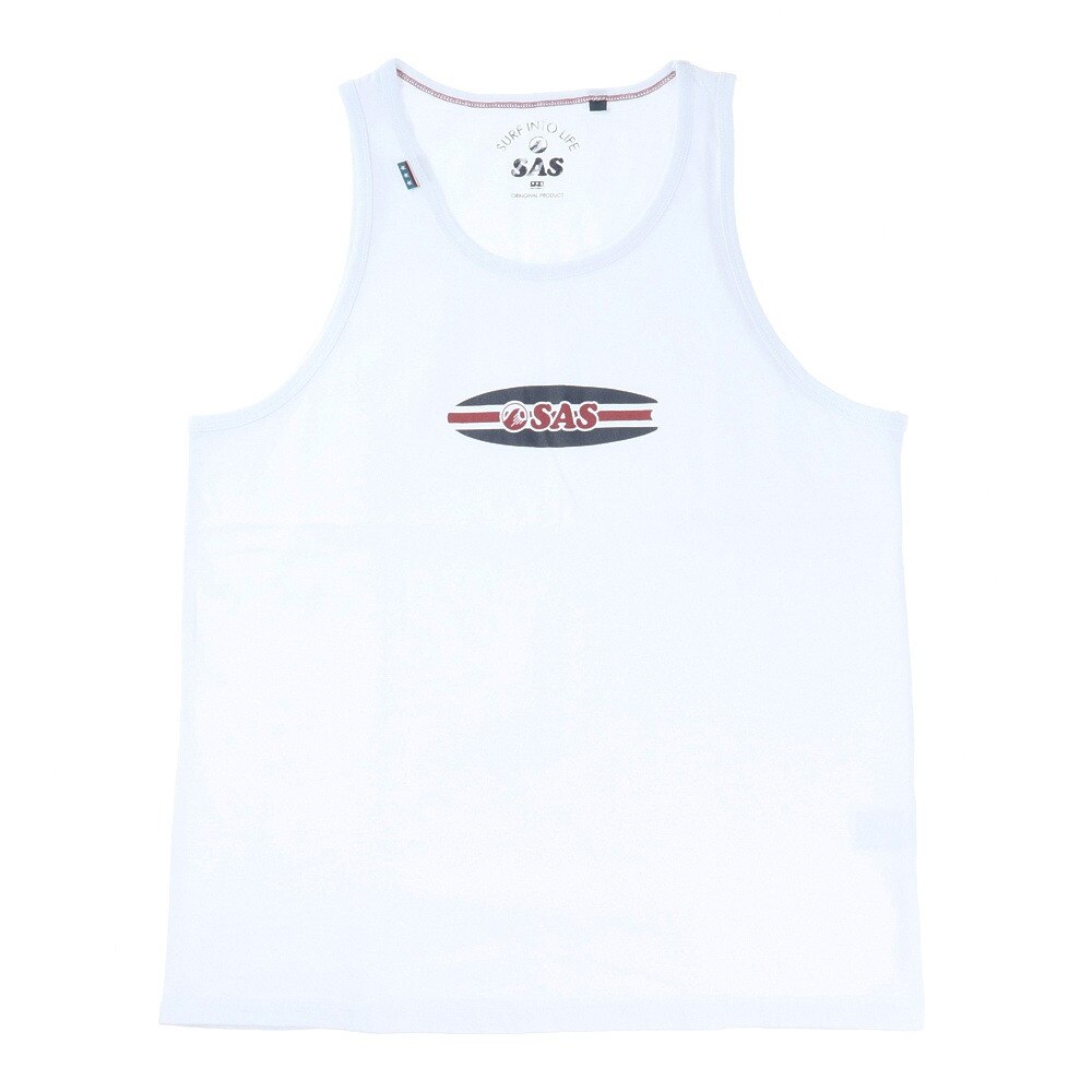  ロゴタンクトップ SAS1754406-1-WHT