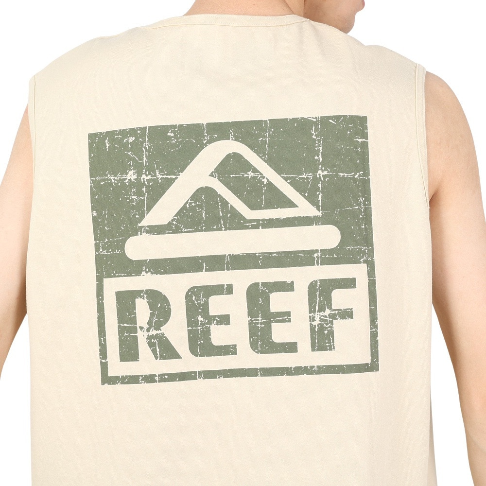 リーフ（REEF）（メンズ）タンクトップ メンズ SQUARE LOGO RFTTM2303-BEG