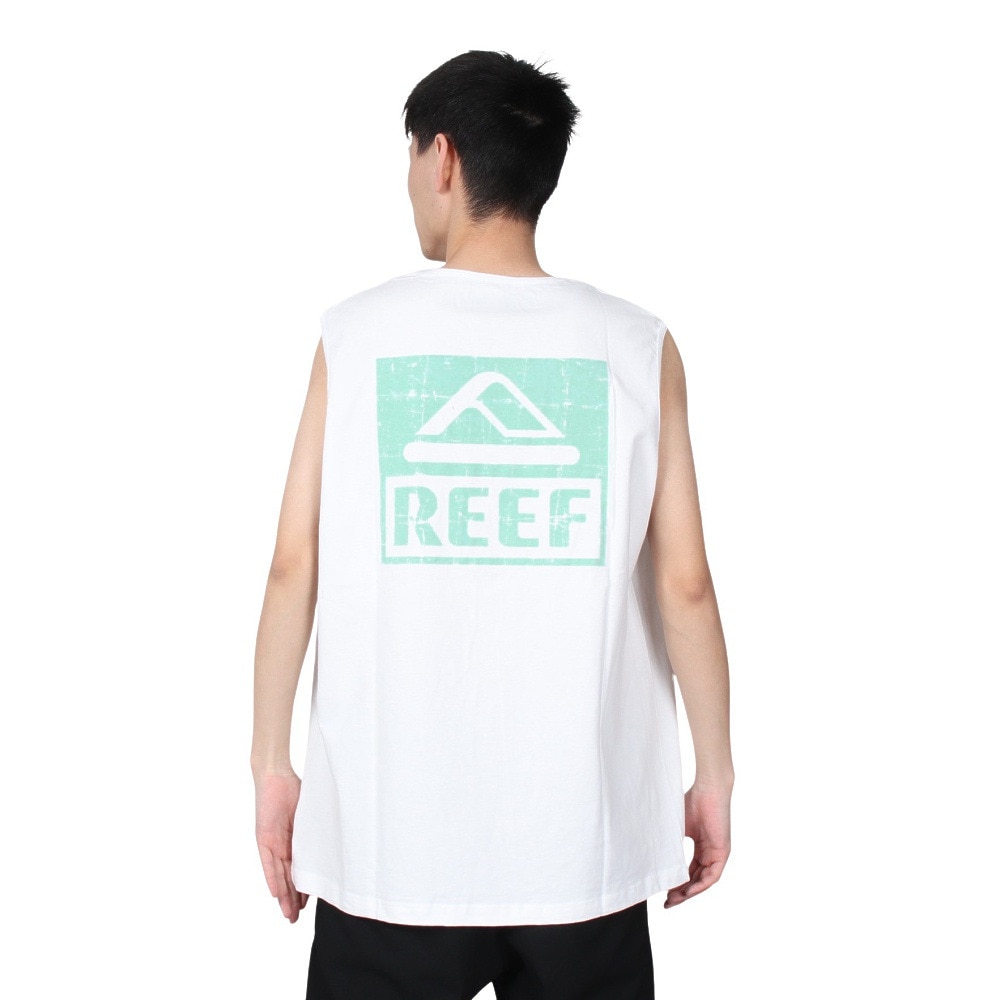 リーフ（REEF）（メンズ）タンクトップ メンズ SQUARE LOGO RFTTM2303-O.WHT