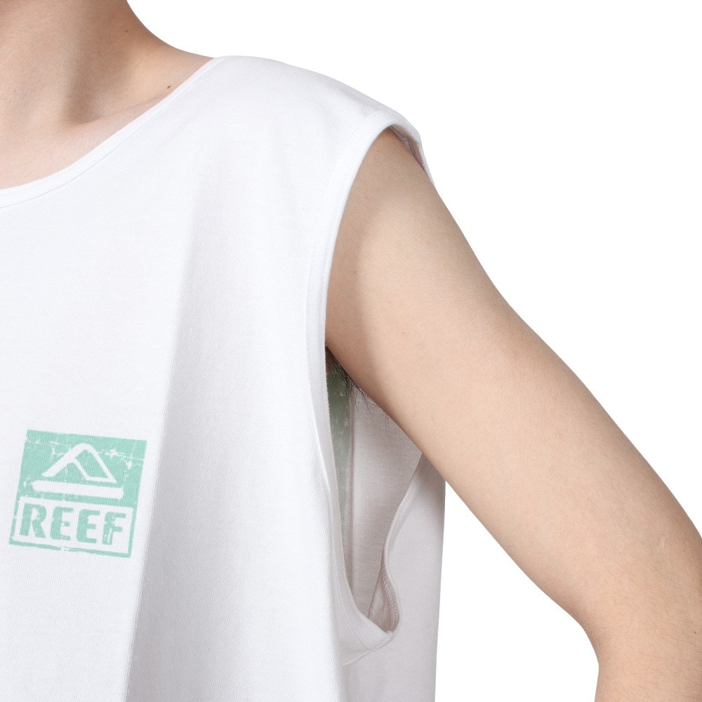 リーフ（REEF）（メンズ）タンクトップ メンズ SQUARE LOGO RFTTM2303-O.WHT