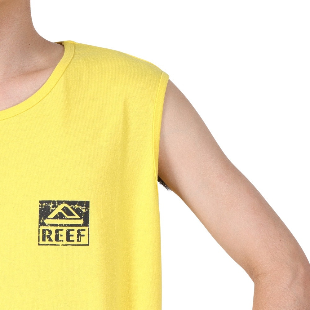 リーフ（REEF）（メンズ）スクエア ロゴ タンクトップ RFTTM2401-YEL