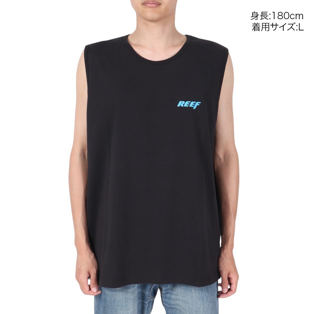 リーフ（REEF）（メンズ）FROM LAND SEA タンクトップ RFTTM2402-BLK