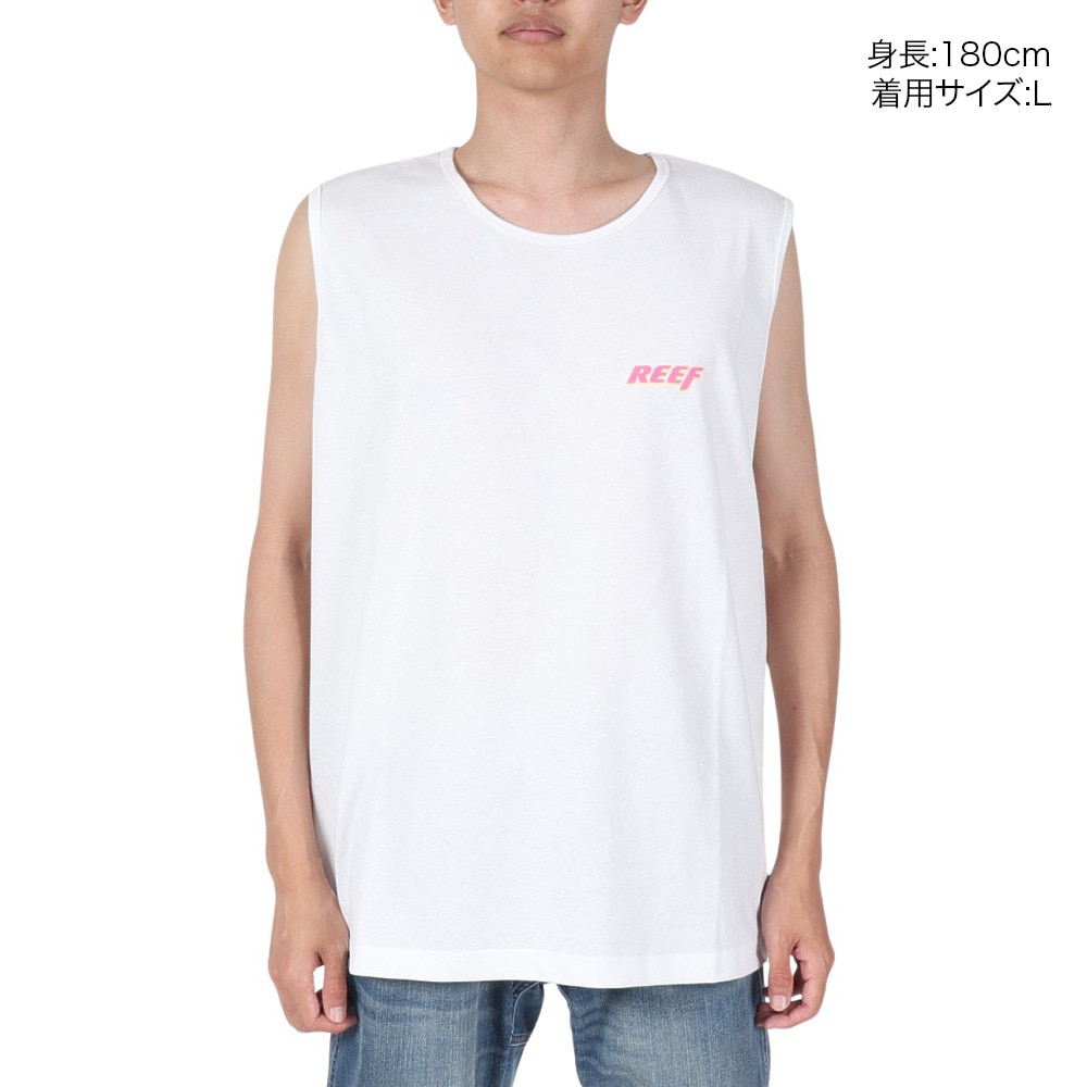 リーフ（REEF）（メンズ）FROM LAND SEA タンクトップ RFTTM2402-WHT