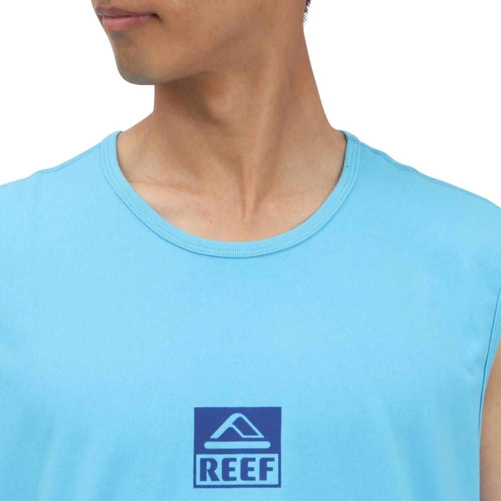 リーフ（REEF）（メンズ）SQUARE ロゴ タンクトップ RFTTM2502-BLU