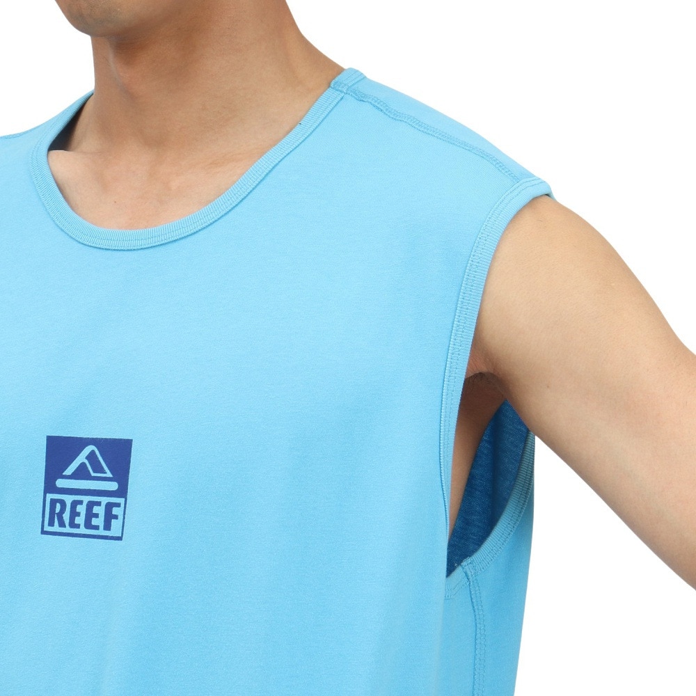 リーフ（REEF）（メンズ）SQUARE ロゴ タンクトップ RFTTM2502-BLU