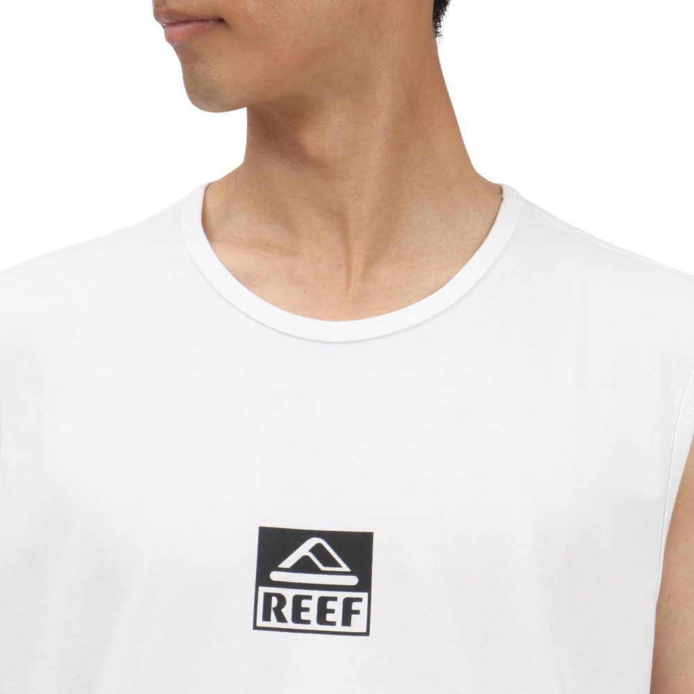 リーフ（REEF）（メンズ）SQUARE ロゴ タンクトップ RFTTM2502-WHT