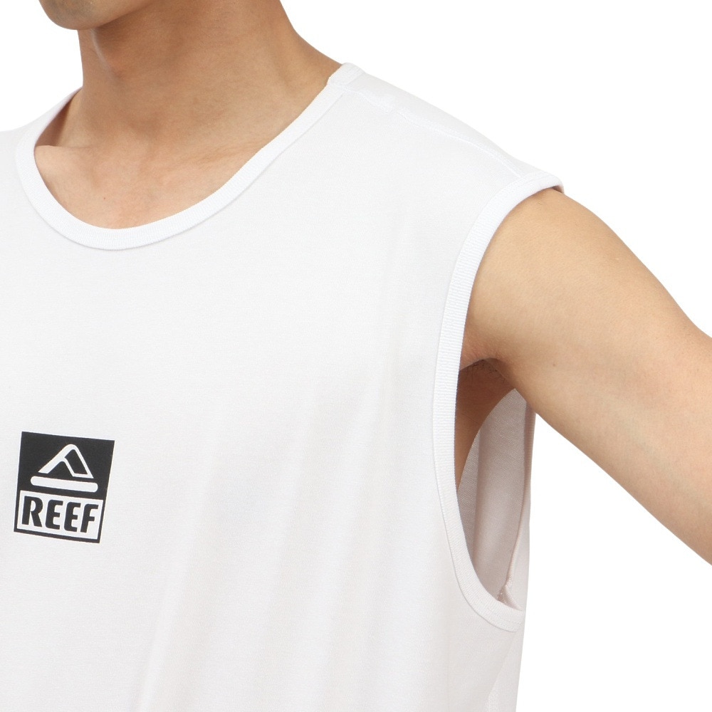 リーフ（REEF）（メンズ）SQUARE ロゴ タンクトップ RFTTM2502-WHT