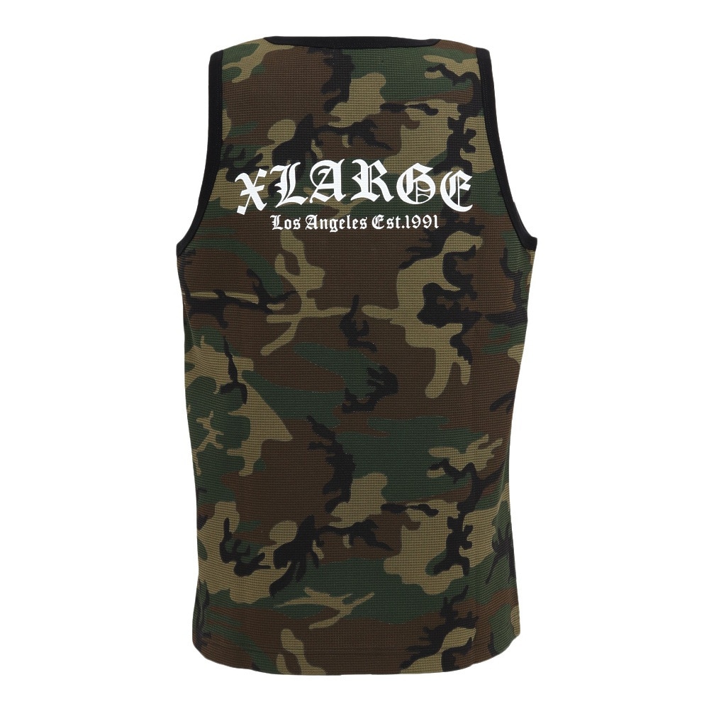 エクストララージ（XLARGE）（メンズ）OLD ENGLISH ワッフルタンクトップ 101252013007-CAMO