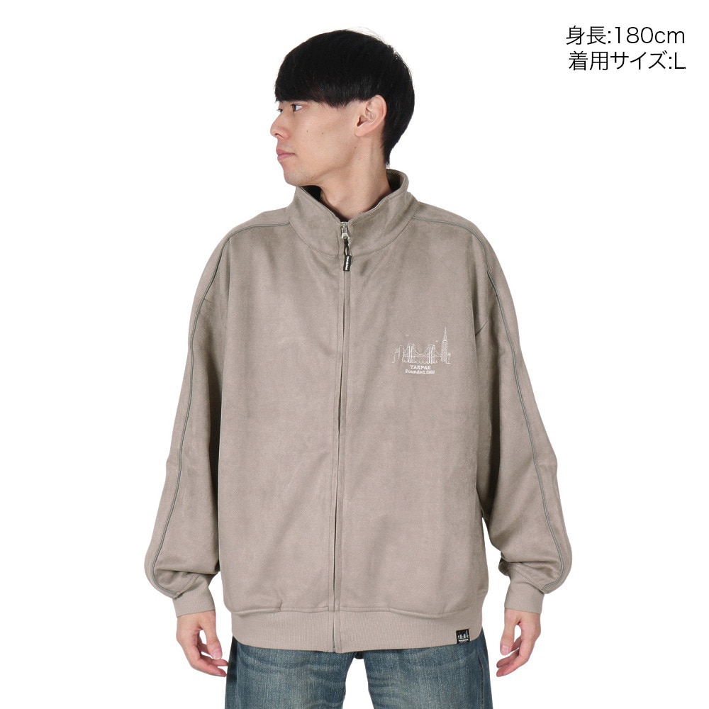ヤックパック（YAK PAK）（メンズ）フェイクスエード トラックジャケット 4710011-03 MGR