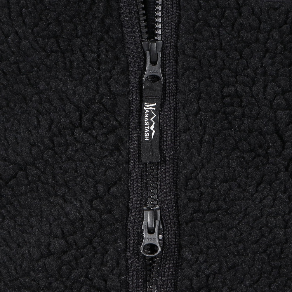 マナスタッシュ（MANASTASH）（メンズ）マウントゴリラジャケットフリース 792-4252002 BLACK