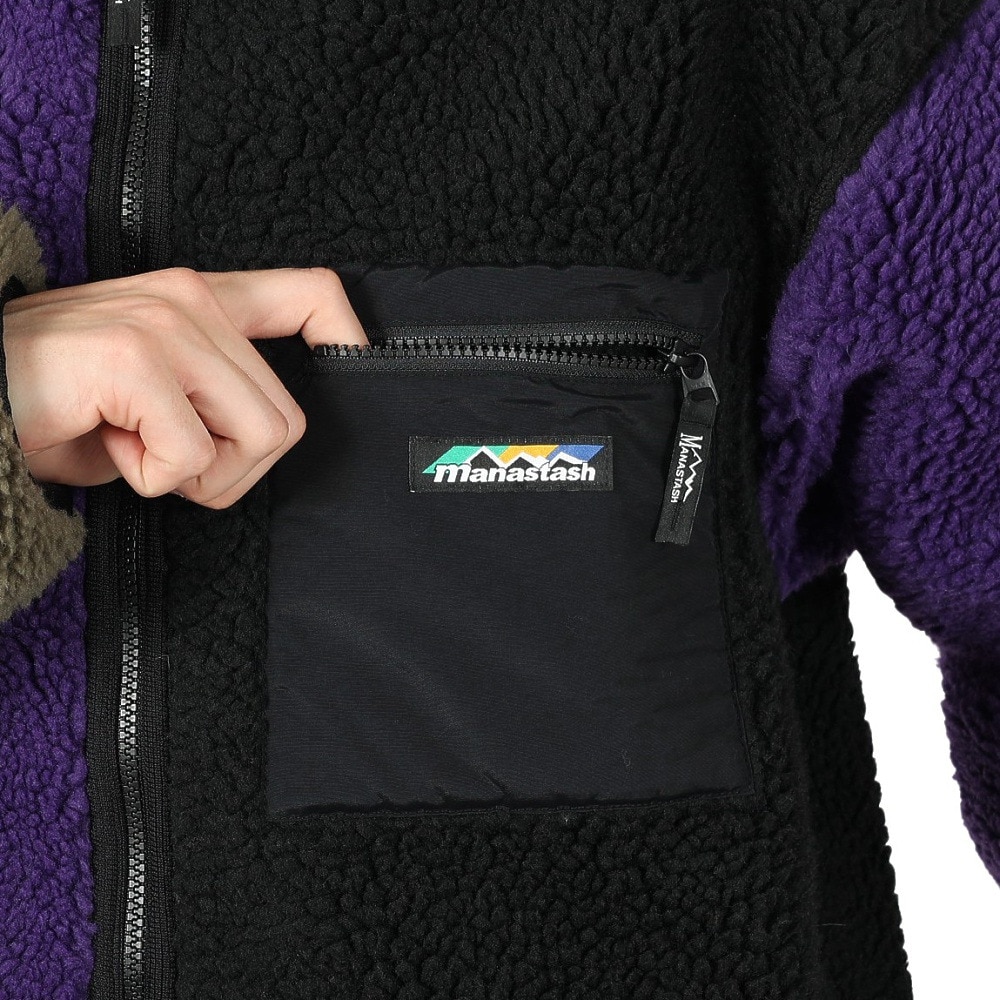 マナスタッシュ（MANASTASH）（メンズ）マウントゴリラ ジャケットフリース 792-4252002 PANEL