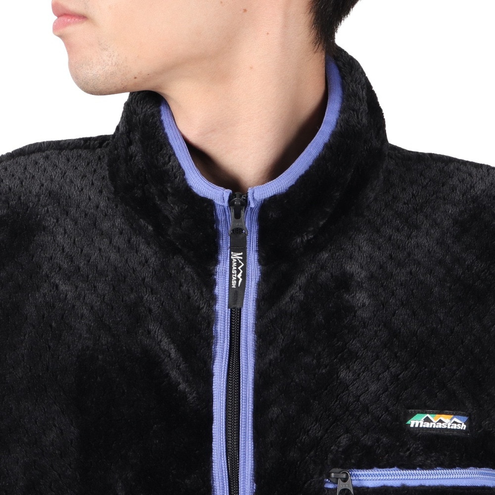 マナスタッシュ（MANASTASH）（メンズ）ポピーサーマルフリース 792-4252005 BLACK