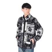 (メンズ)バンダナフリースジャケット 792-4252006 BLACK