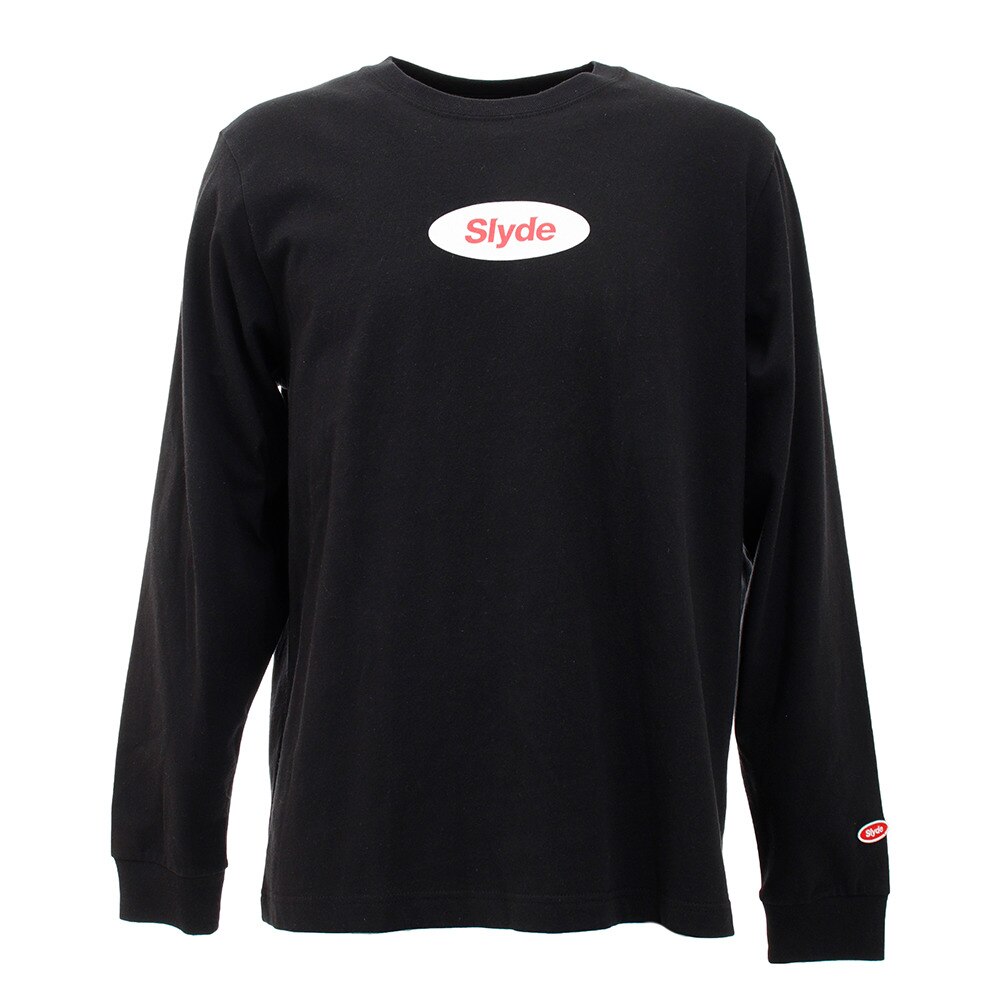  Tシャツ メンズ 長袖 ロゴ sl201909001-BLK