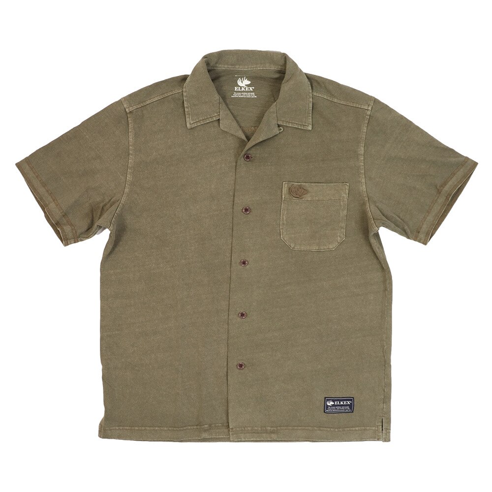  GARMENT DYED シャツ 881EK0SD3293KHK 