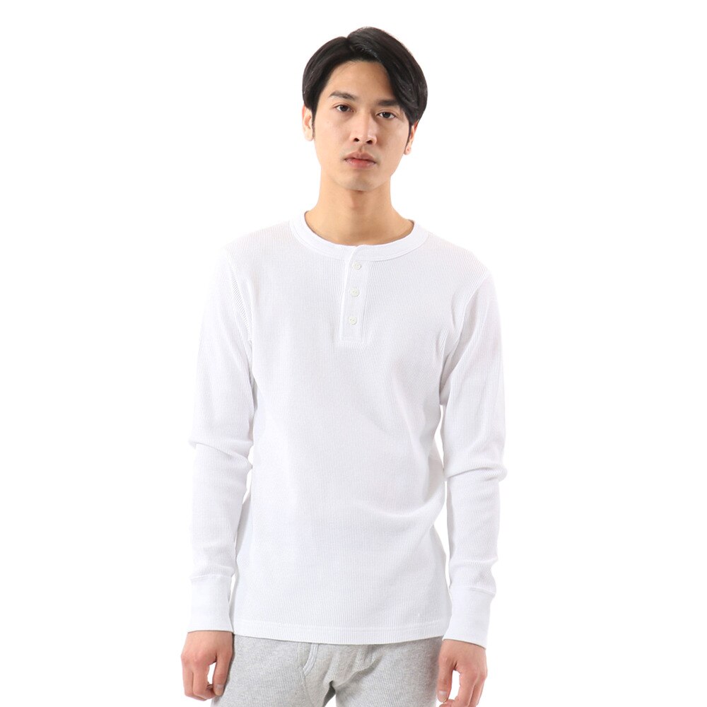  ビーフィー サーマルヘンリーネック 長袖Tシャツ HM4-S104 010 オンライン価格