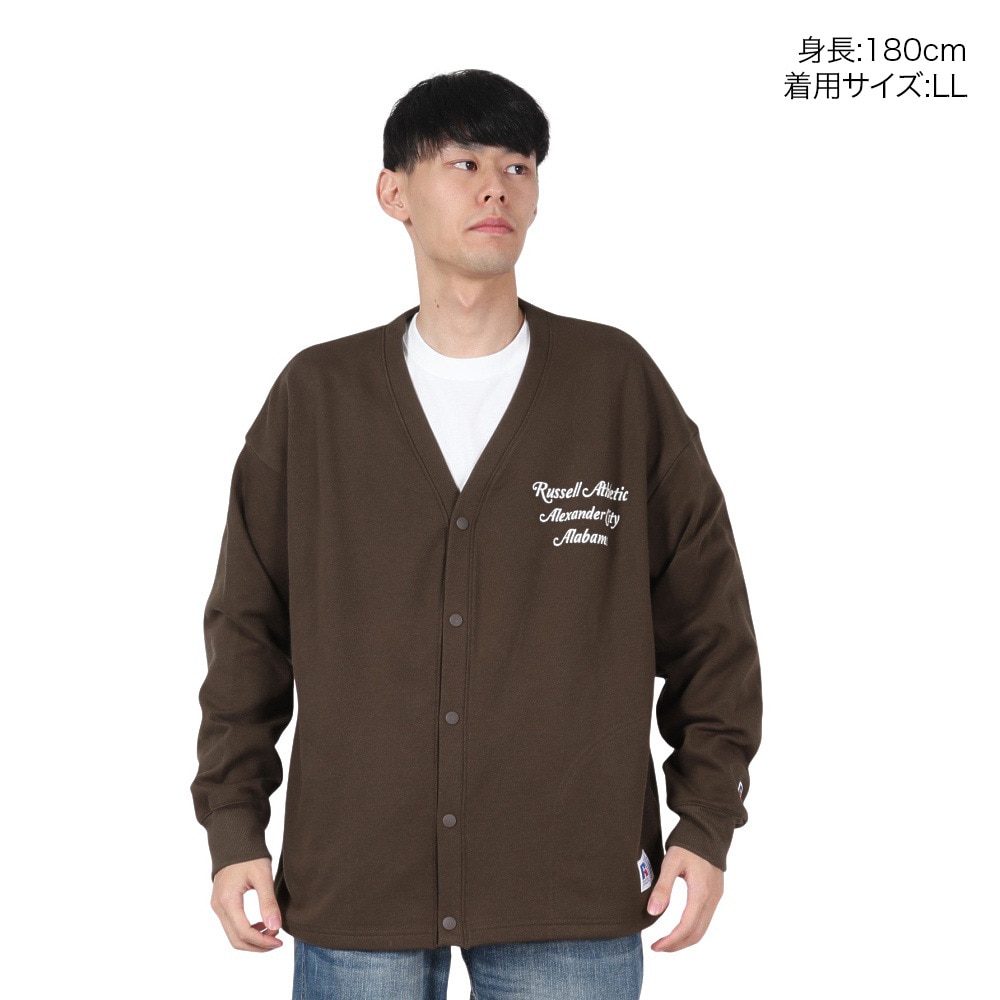 ラッセル（RUSSELL）（メンズ）KERSEY カーディガン RBM22F0008 BRN