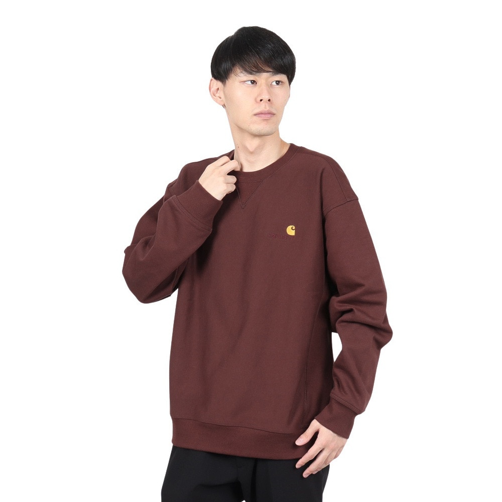 カーハート（CARHARTT）（メンズ）アメリカンスクリプトスウェットシャツ I0254750W4XX22FW